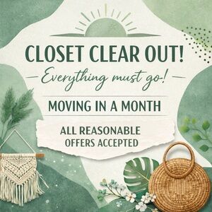 Moving Sale! Make offers if you see something you like 🤙🏽